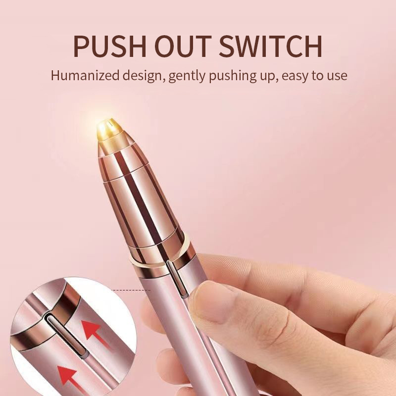 Electric Eyebrow Pen Knife Eyebrow Trimming Artifact Women's Automatic Eyebrow Scraping Instrument Beauty Trimmer Charging Shaving Instrument