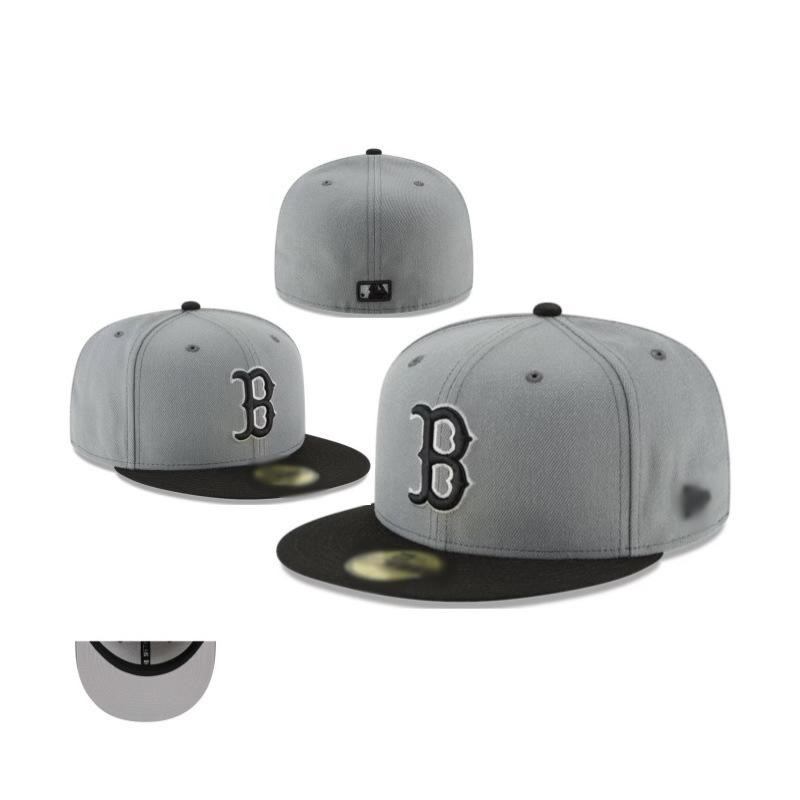 Classic Baseball Flat-Brimmed Cap for Foreign Trade Cross-Border Wholesale, American Sports League Closure Cap, Fashionable Size Flat-Brimmed Cap
