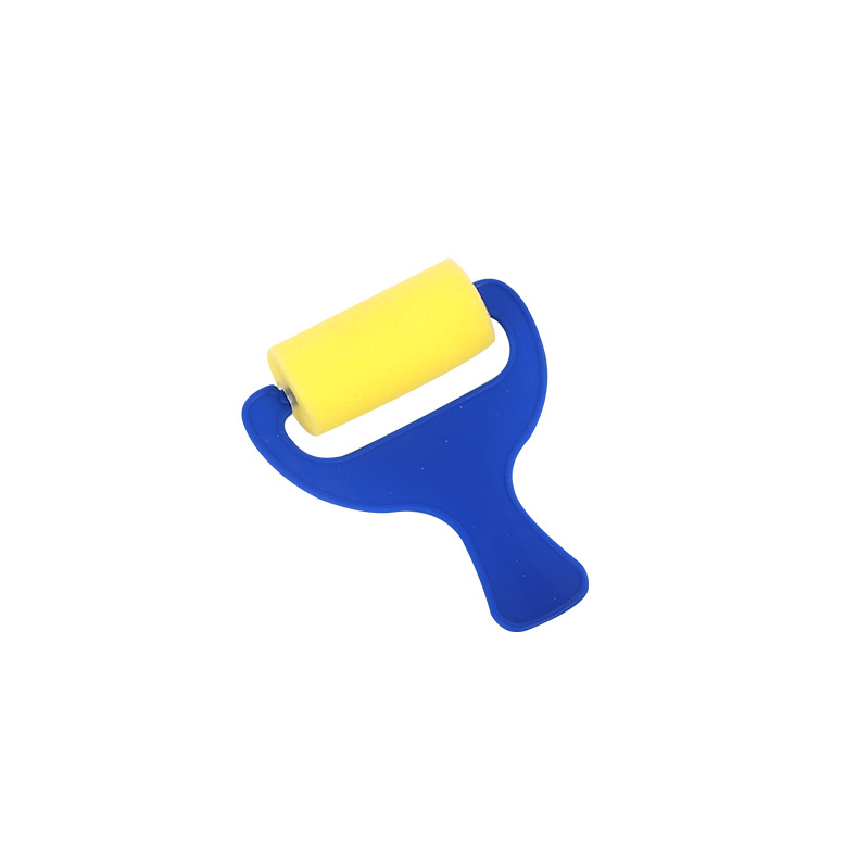 Children's Painting Sponge suit eva Seal DIY Early Education Art Graffiti Roller Rubbing Sponge Brush Cross Border