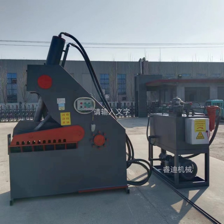 Waste Steel Bar Angle Iron Tiger Head Hydraulic Shearing Machine Waste Stainless Steel Hydraulic Crocodile Shear Metal Scrap Tiger Head Shear