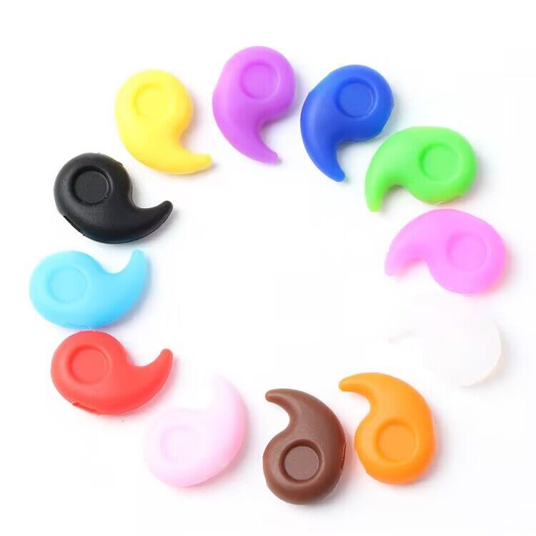 New comma glasses non-slip earhook silicone glasses non-slip earmuffs candy color silicone earmuffs wholesale free shipping