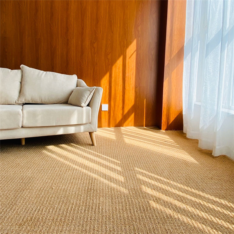 Tuou Customized Jute Sisal Wall Covering Commercial Carpet Wall Covering Carpet Wall Covering Woven Carpet