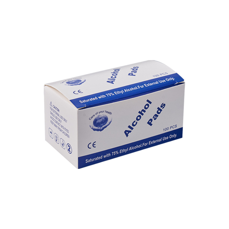 Disposable Alcohol Cotton Pads 75 Degree Cleaning Wipes 100 Pieces Jewelry Tableware Mobile Phone Screen Alcohol Cotton Wipes