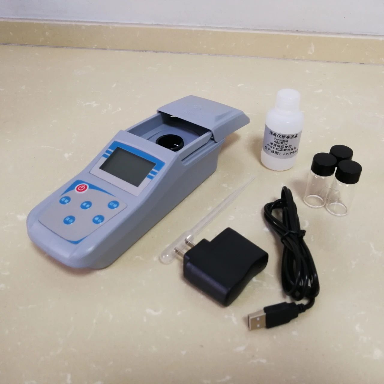 Qiwei Zd-2A Desktop Portable Turbidity Meter Swimming Pool Water Quality Meter Digital Display High Precision