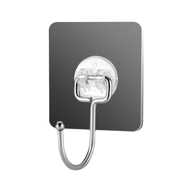 Hook strong adhesive sticker wall hanging load-bearing suction cup bathroom kitchen hook traceless nail door rear sticky hook