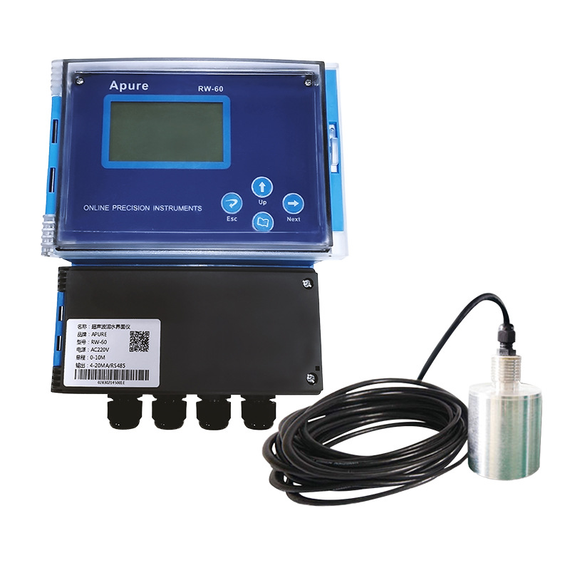Apure Industrial Online Ultrasonic Level Meter Rw-60 Sludge Level Meter Sludge Interface Meter Mud Level Meter