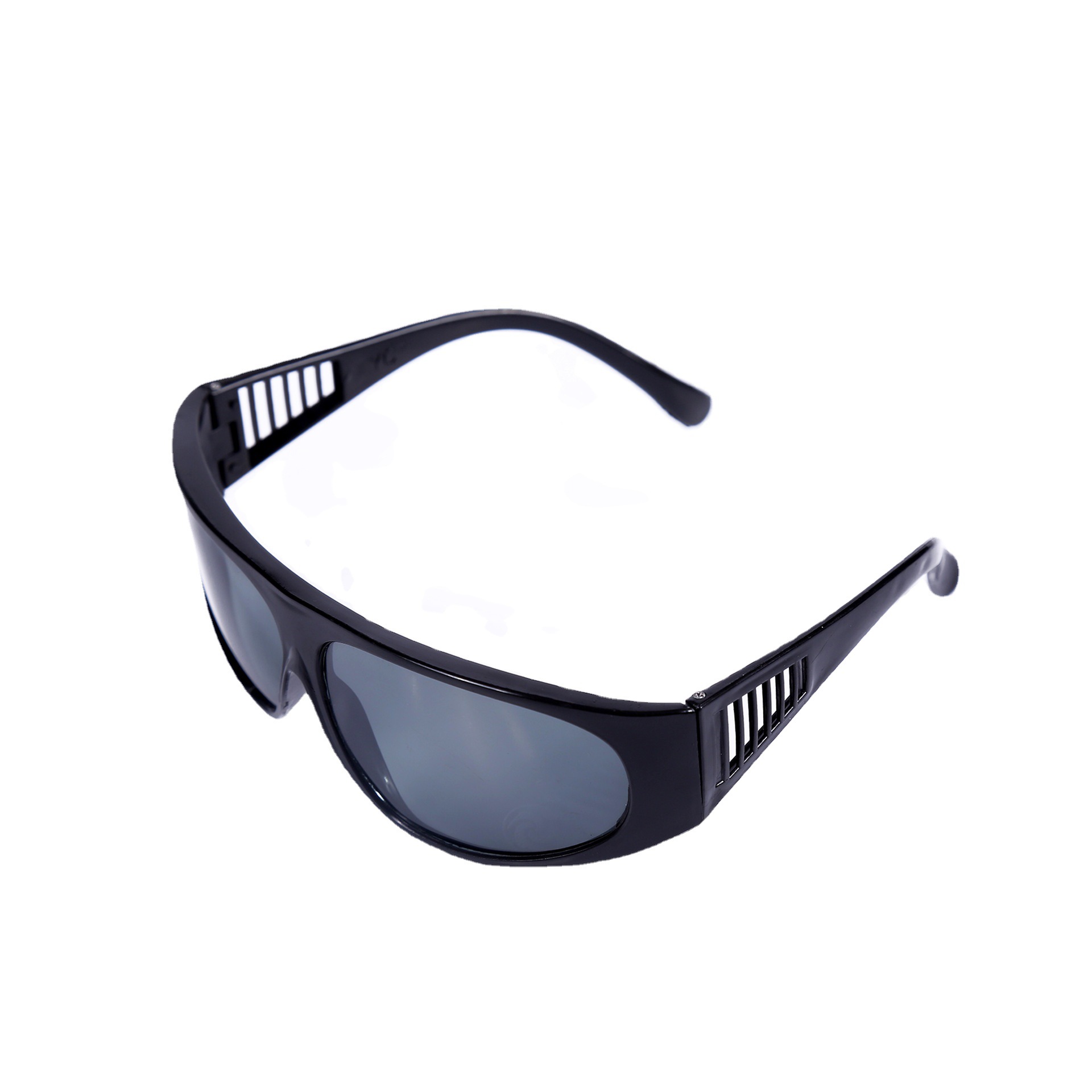 Baigong 209 series White White curved curved glasses flat light gas welding glasses goggles labor protection glasses wholesale