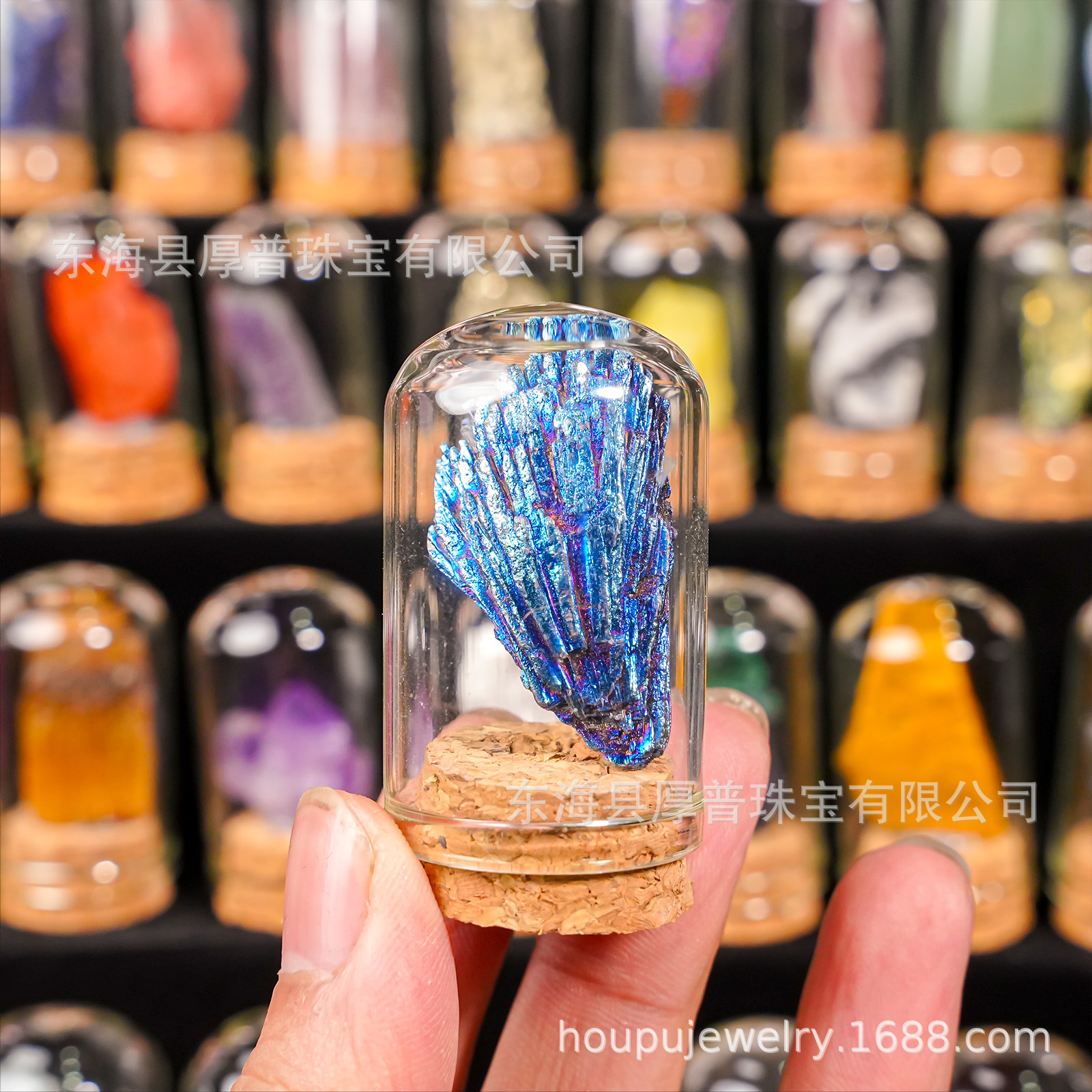 Natural Crystal Ore Specimen Ornaments Mineral Crystal Raw Stone Agate Rock Children's Popular Science Teaching Stone Wholesale