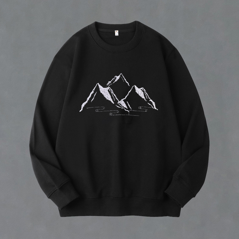 DW1005-DK2005 extra large size suit sports cotton fleece-lined fat sweater pants men's autumn and winter Plus