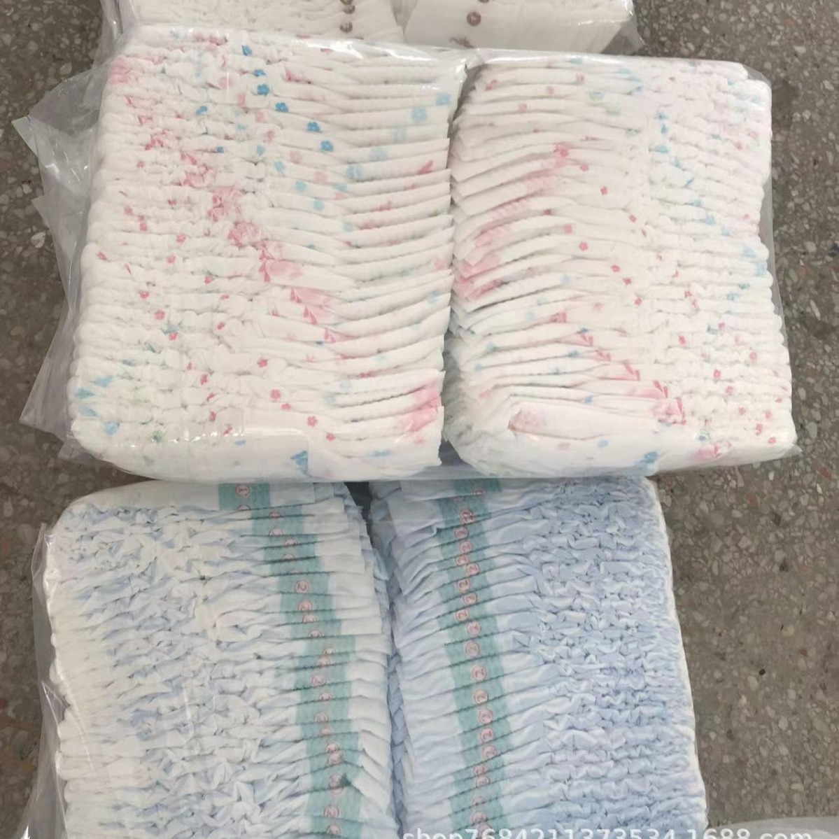Manufacturers second-class diapers baby diapers processing exported to Africa Southeast Asia