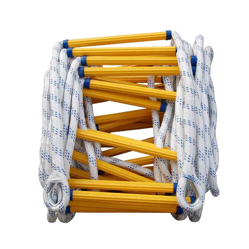 Fire Resin Rescue Soft Ladder Household Fire Escape Soft Climbing Ladder Insulated High-altitude Work Well Climbing Rope Ladder