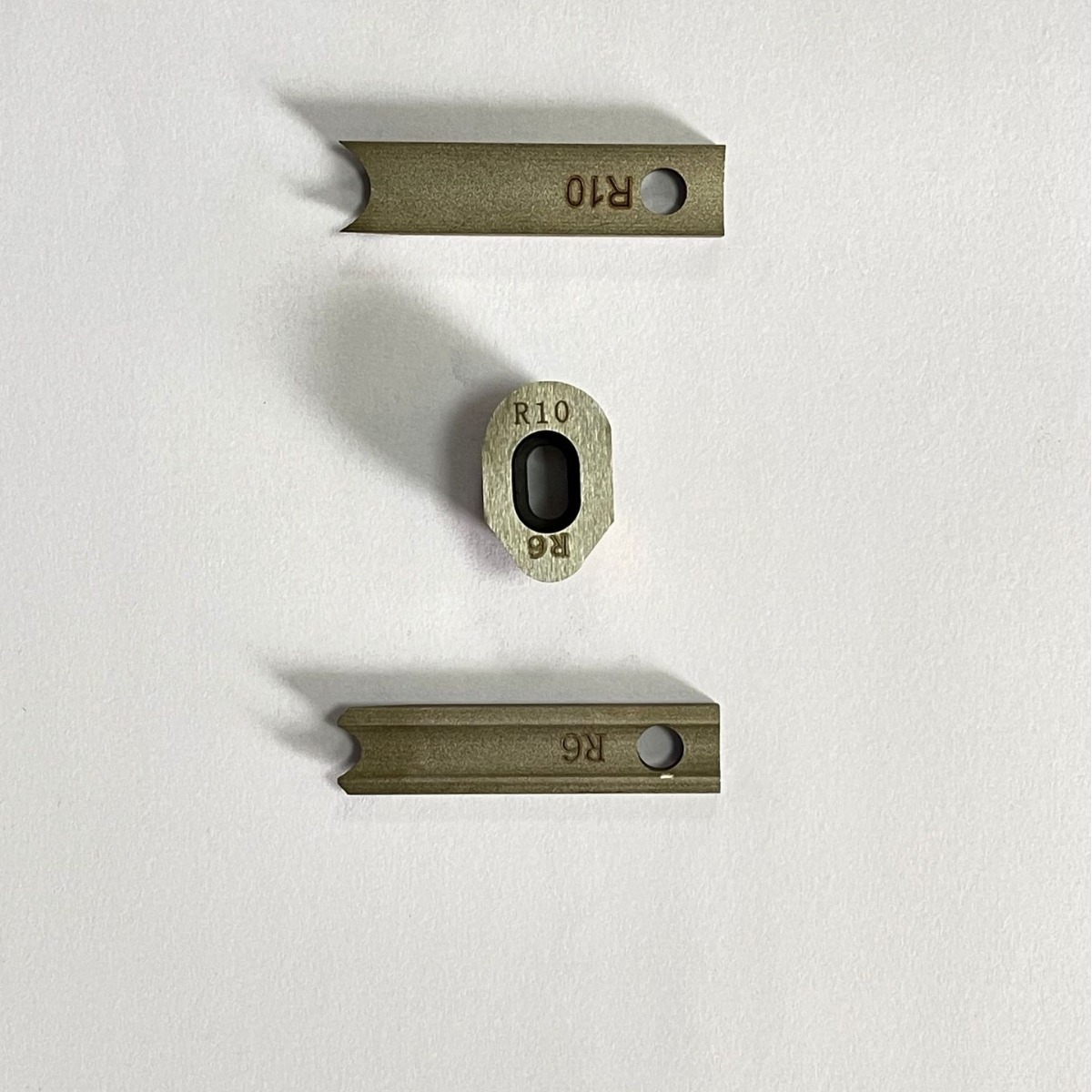 Factory discount sale round angle machine blade fillet blade PVC card aluminum nameplate hardened blade