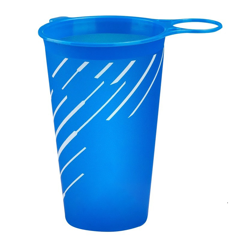 Cross-Border Sports Soft Water Cup, Water Kettle, Cross-Country Running Competition Portable Cup, Tpu Foldableable Forced Equipment