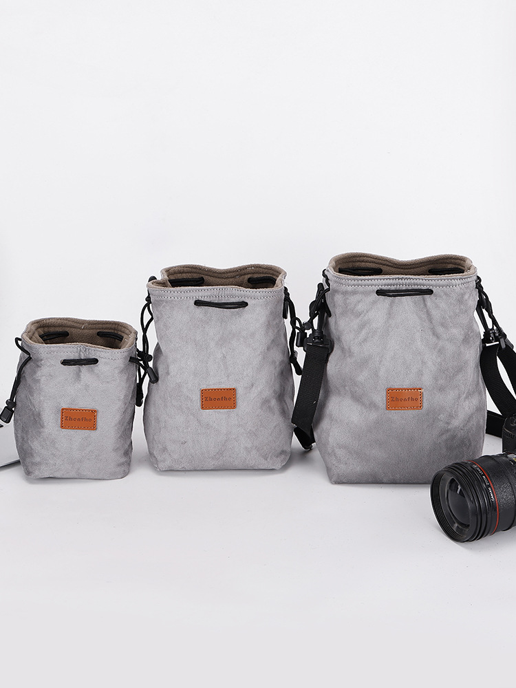 Micro Single Protective Cover SLR Sleeve for Nikon Canon Sony Fuji Portable Lens Camera Bag