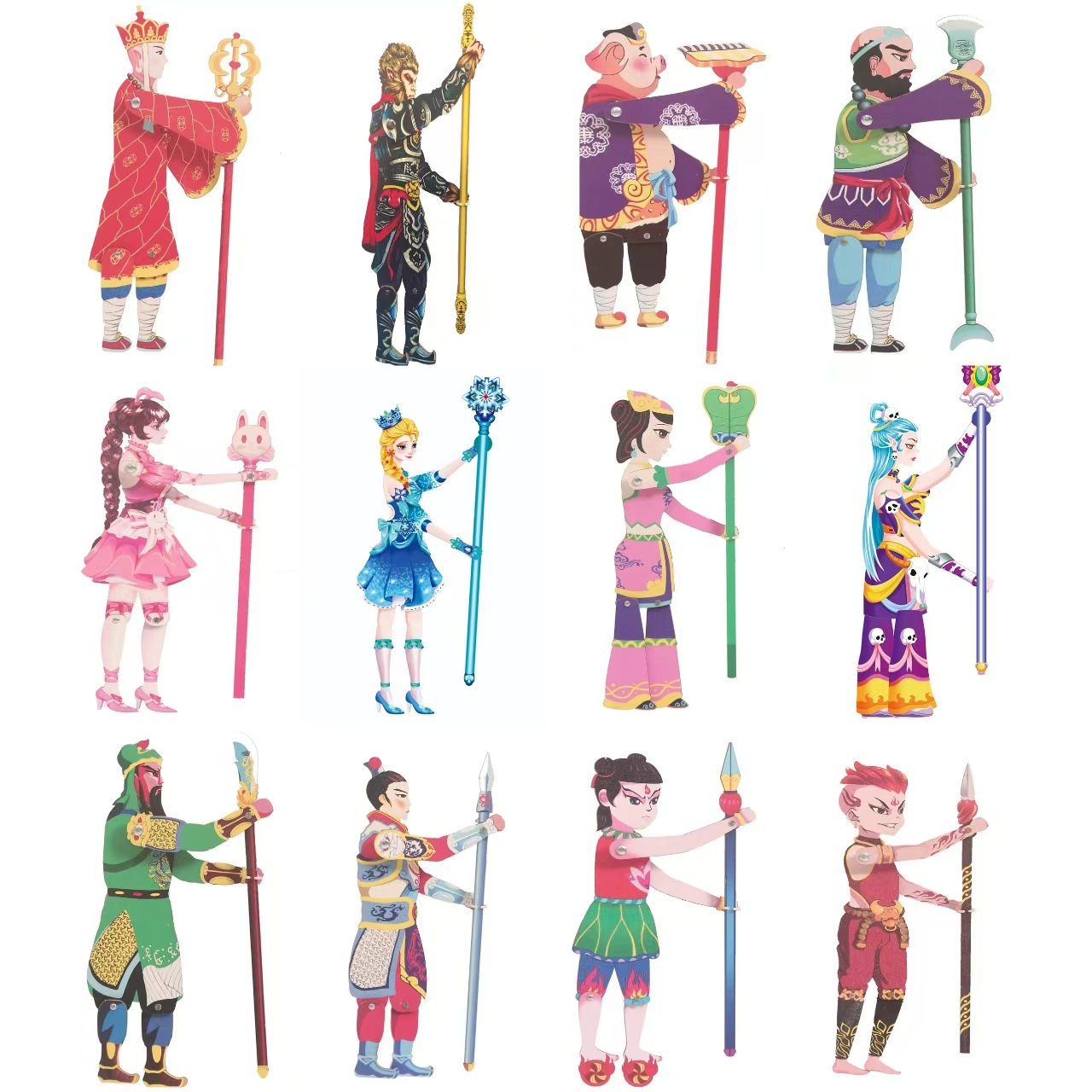 Бесплатная доставка, новые деревянные игрушки для теневых кукол с операционным полюсом, ностальгические игрушки