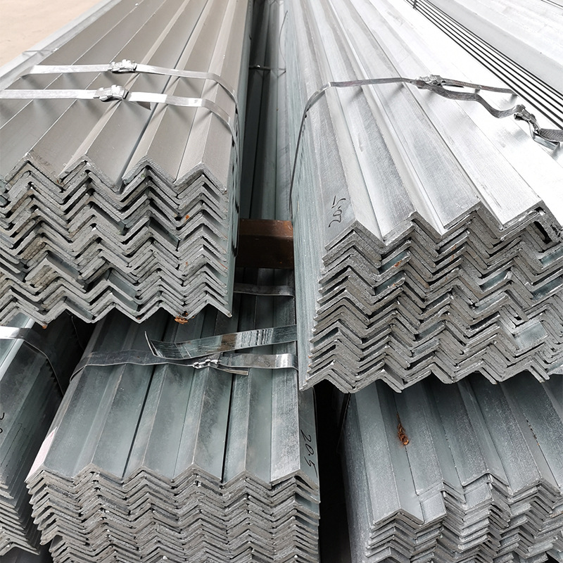 Manufacturer of Angle Steel Wholesale Processing Universal Angle Steel 50×50 Angle Iron Galvanized Angle Steel Grounding Electrode Porous Black Material Angle Iron