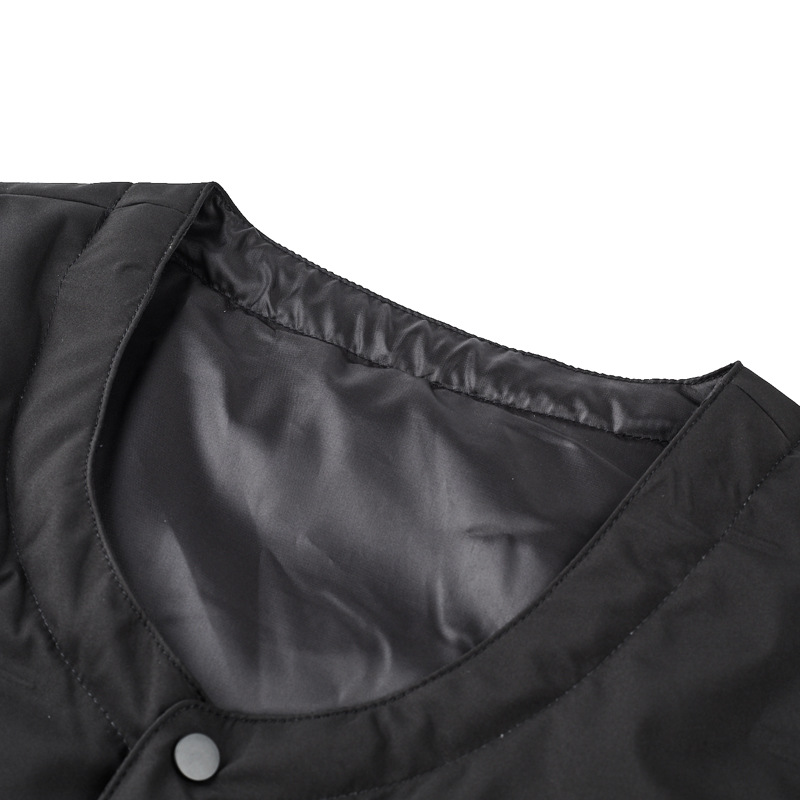 2025 Autumn and Winter Vest Men's V-Neck Thin 90 Goose down Men's Waistcoat Fashion Casual Collarless Men's Vest