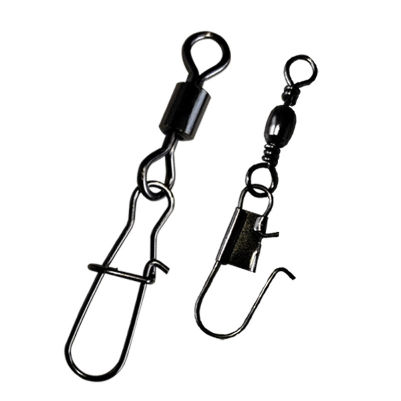 Pin Luya stainless steel eight-ring strong pull connector American swivel fishing gear accessories manufacturers wholesale