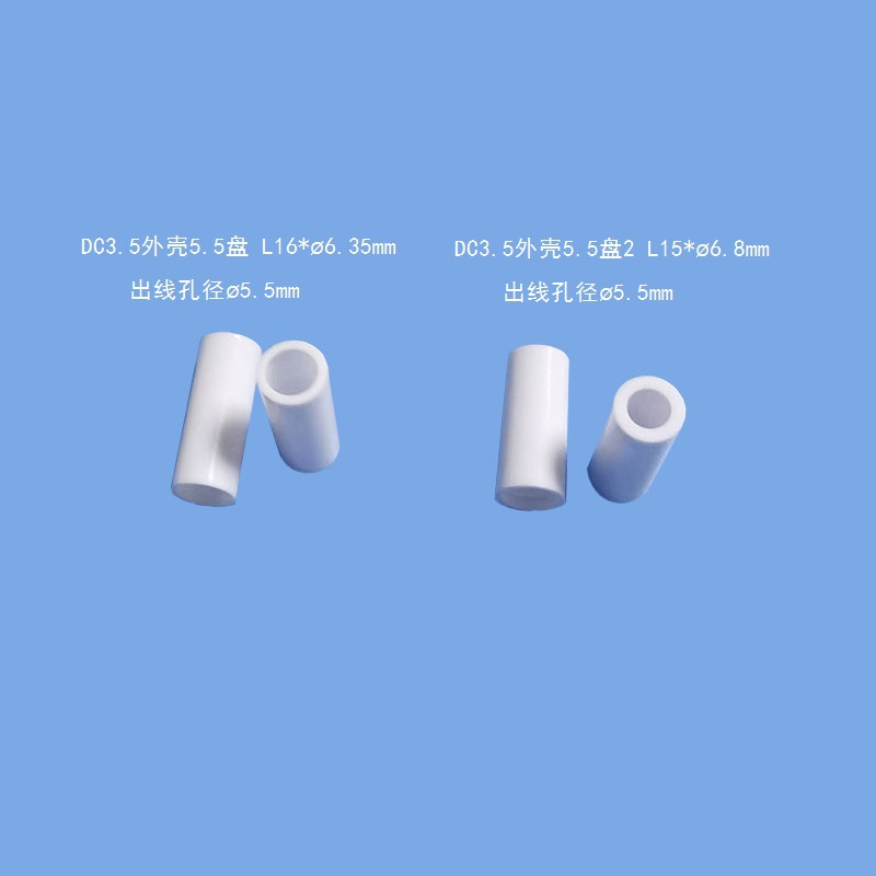 Factory wholesale earphone data cable plastic enclosure ABS material 3.5 stereo head rubber shell earphone plug enclosure