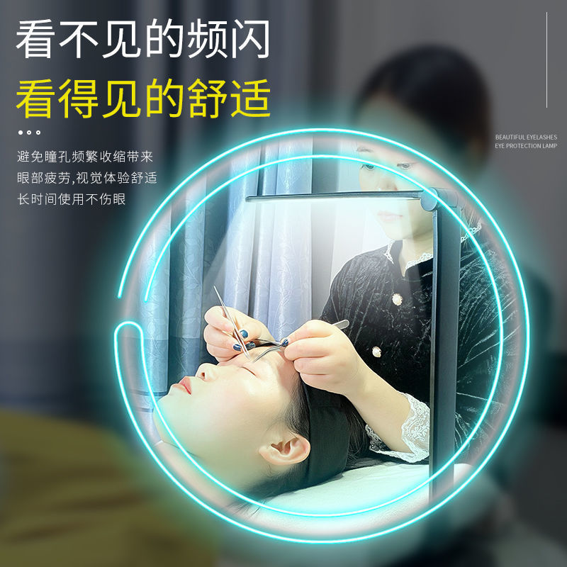 LED rechargeable small table lamp makeup manicure beauty tattoo embroidery eyelash work special folding portable eye protection super bright