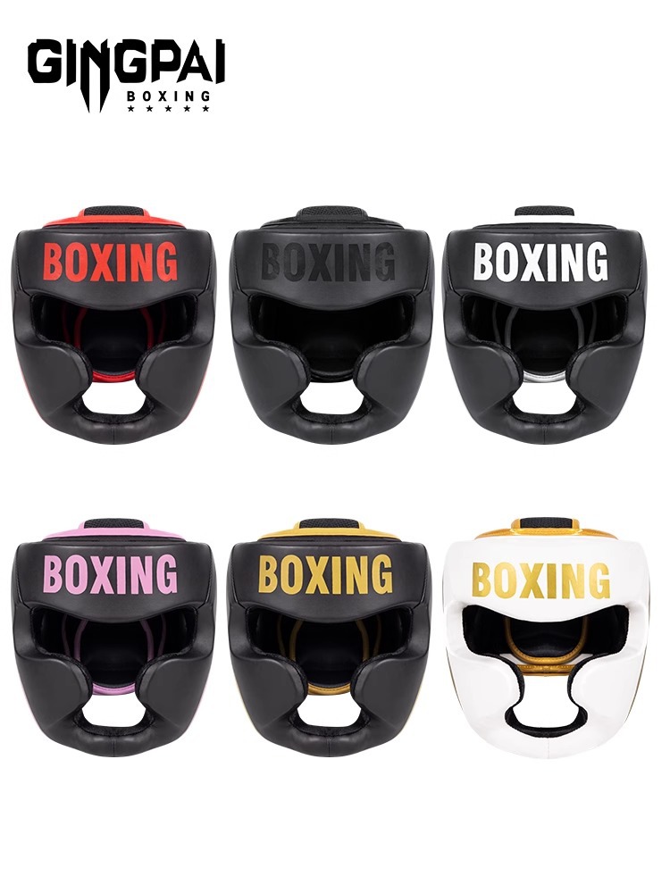 Профессиональный боксерский шлем для взрослых и детей, защитники головы для Санда, Муай Тай, кикбоксинга, тренировки, мужские и женские защитники