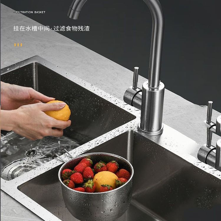 Корзина для слива из нержавеющей стали, фильтр для мусора, вертикальная плотная утечка, артефакт против блокировки