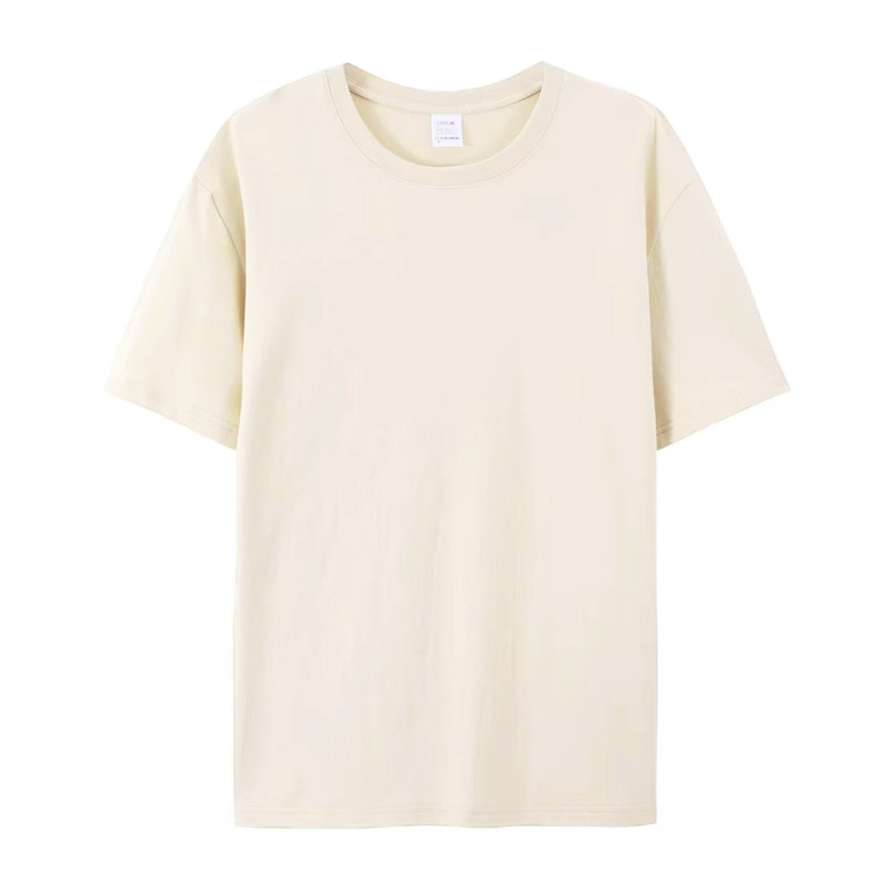 Cross-Border Export Short-Sleeved Women's T-Shirt Custom Tops Summer High-End Round Neck Short-Sleeved T-Shirt Printing Custom Logo Women's Clothing