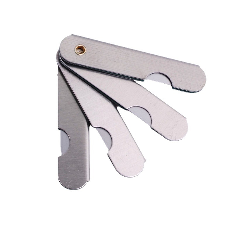 Small size metal small knife paper cutter elementary school student pencil sharpener folding small blade iron sheet knife old-fashioned nostalgic