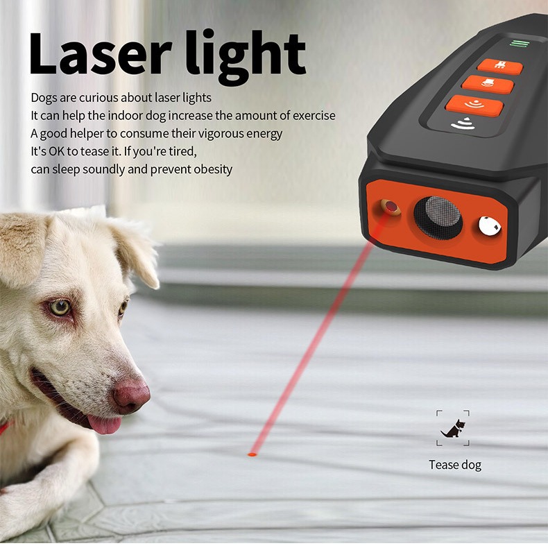 Amazon Explosion Ultrasonic Barking Stop High Power Pet Trainer Rechargeable Portable Dog Trainer