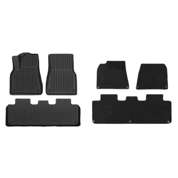 Cross-Border Applicable Tesla Model 3/Y Floor Mats, Trunk Mats, Backrest Pads, Yl Modification Accessories Wholesale