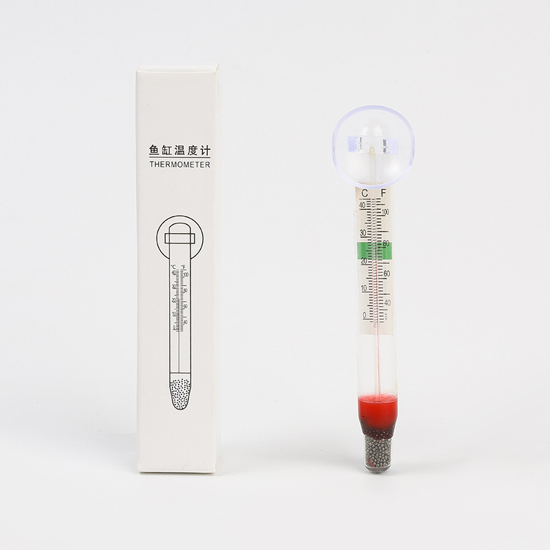 Fish tank floating convenient thermometer high-speed precision temperature indicator stable suspension temperature bubble liquid column temperature detector