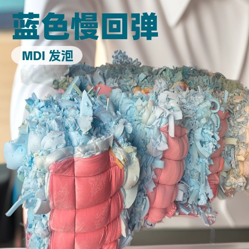 Blue Slow Rebound Mdi Foam Is Specially Used for Pillows, Bean Bags, Lazy Sofa, Dog Bed Cushions