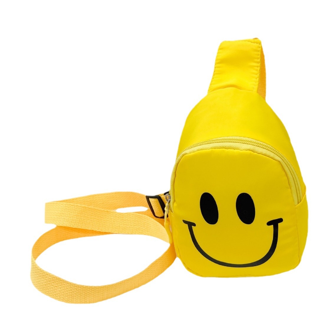 Smiley Face Kidsren's Crossbody Bag 2025 New Nylon Trendyy Boy Chest Bag Kindergarten Baby Girl Backpack Customization