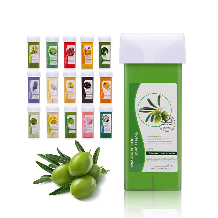 Cross-Border 100g Hair Removal Wax, Soft Wax, Bikini Hair Removal, Whole Body Mild and Painless Wax Strips, Beauty Wax