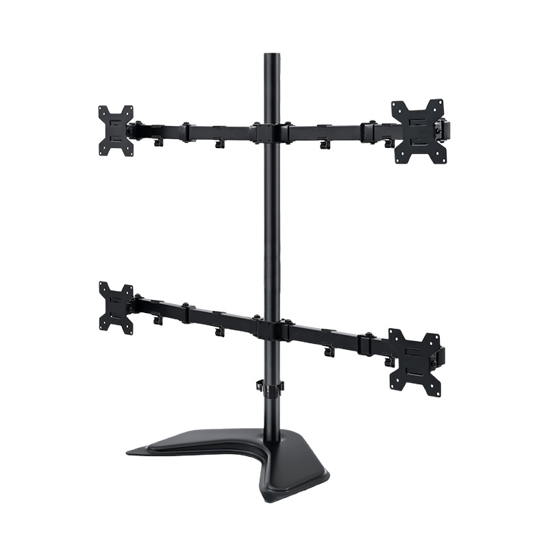 Upper and Lower Dual-Screen Monitor Hanger Suitable for 13-36inch Desktop Computer Stand Desktop Universal Rotating Stand