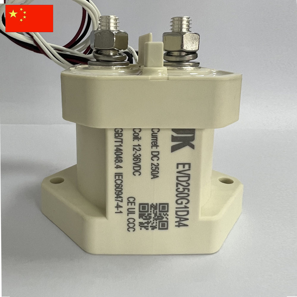 250A с вспомогательным переключателем, контактор EVD250G1DA4 высоковольтный DC контактор