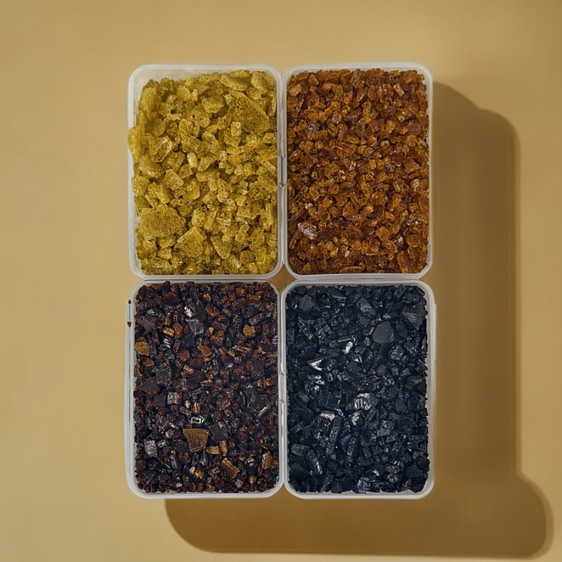 Cracked Glass Gravel Handmade DIY Kit Nail Art Boxed Materials Wholesale High-Temperature Glass Craft High-Temperature Kiln Processing