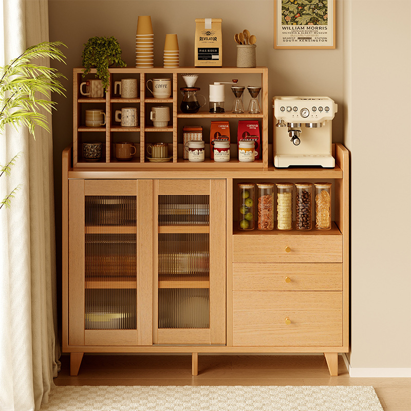 Японский шкаф, встроенный шкаф для хранения, шкаф для чая в гостиной, офисный шкаф для хранения