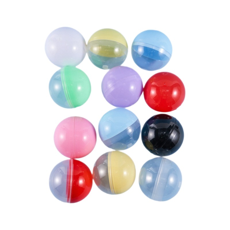 in stock Wholesale 45mm Gashapon Toys Commercial Children's Toy Accessories Translucent Full Transparent Gift Ball Shell