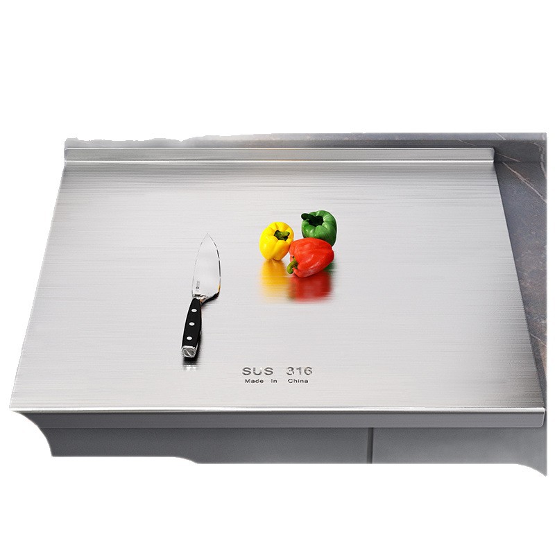 Stainless Steel Kneading Panel 316 Panel and Panel Chopping Board Kitchen Household Rolling Thickeneded Double-Sided Extra Large Chopping Board