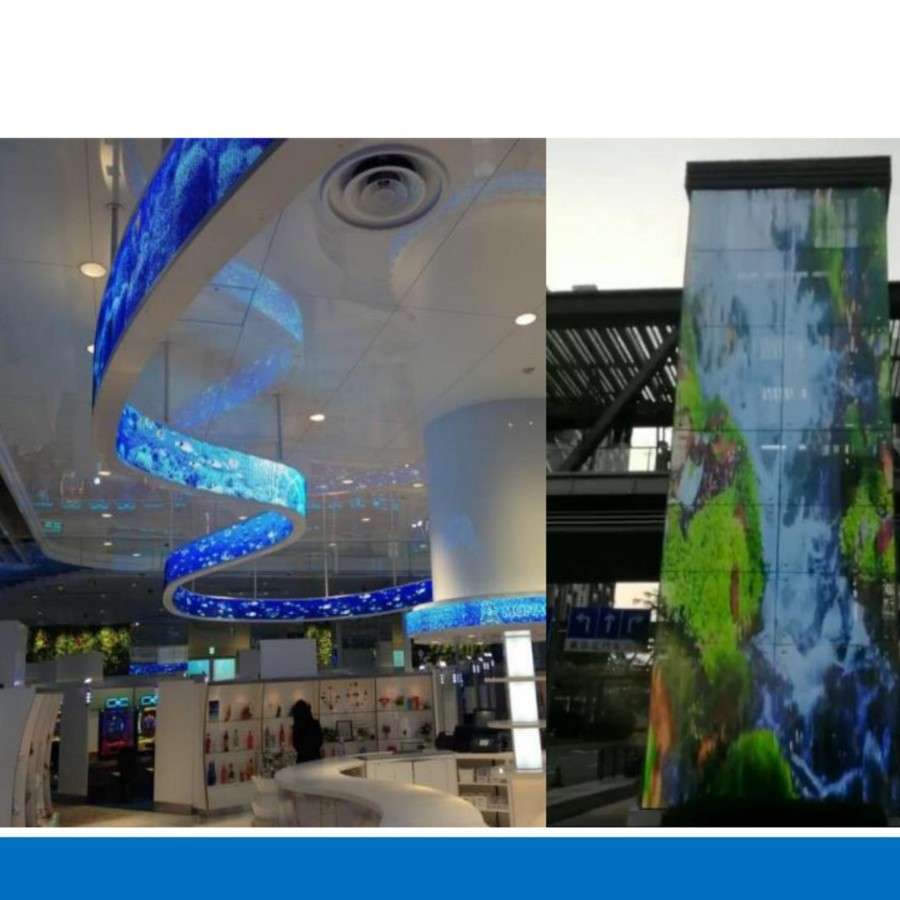 Building Projection Cultural Tourism Scenic Area Holographic Immersion LED Transparent Film Screen Glass Film Screen High Transparent Screen