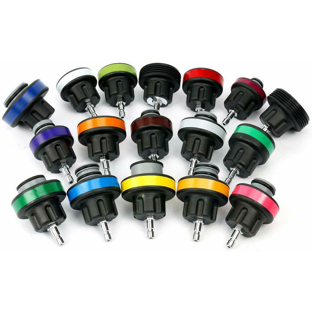 Cross-Border 28-Piece Car Water Tank Coolant Air Exhaust Artifact Filling Sheet Metal Tool Vacuum Pressure Leak Detector