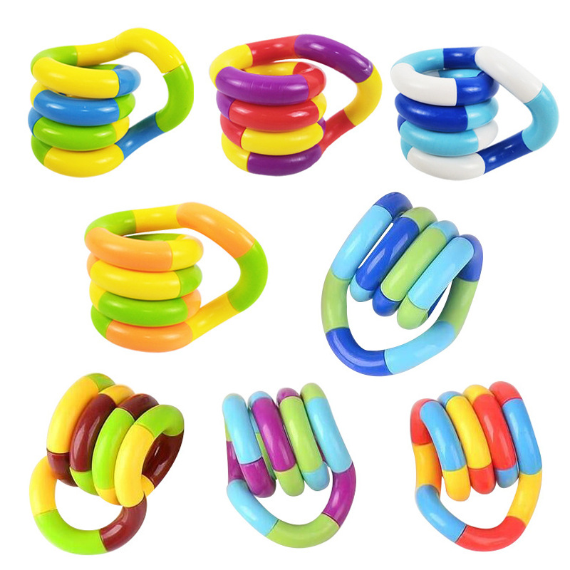 Varied Twist Rope Twist Ring Winding Toys Twist Music Decompression Toys Adult Decompression Vent Factory Outlet