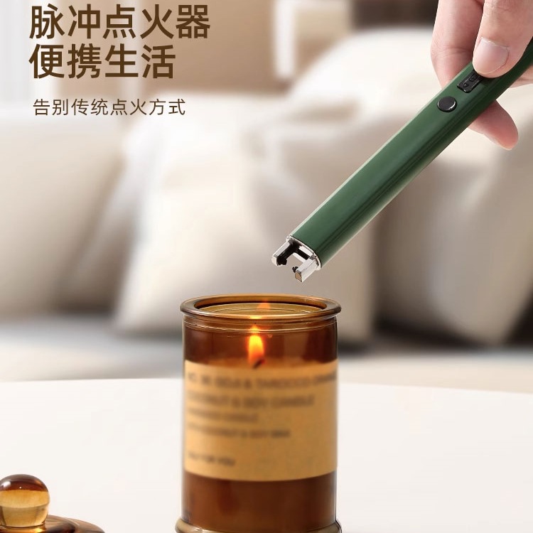 Ароматерапия Зажигатель Пульс Свеча Цифровая Газовая Плита Зажигалка Домашняя Перезаряжаемая Зажигалка Длинная ручка