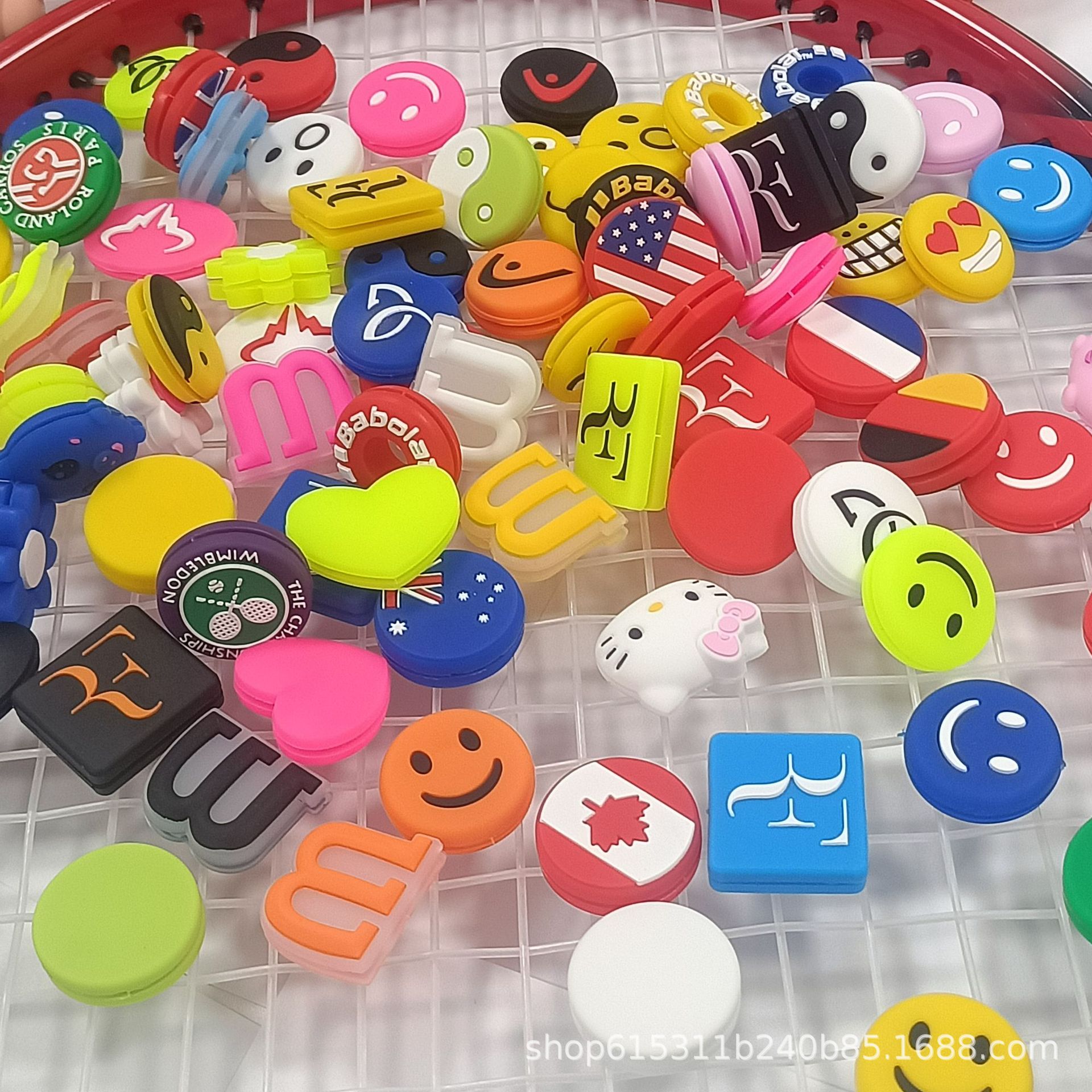 Silicone squash racket tennis racket shock absorber shock absorber a variety of styles mixed batch sample factory wholesale