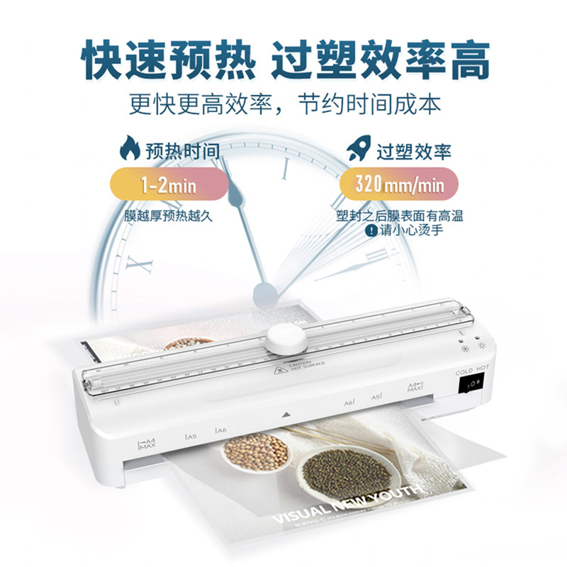 New Multifunctional Three-In-One Laminating Machine, Cross-Border Photo Laminating Machine, Household Small Laminating Machine, A4 Laminating Machine