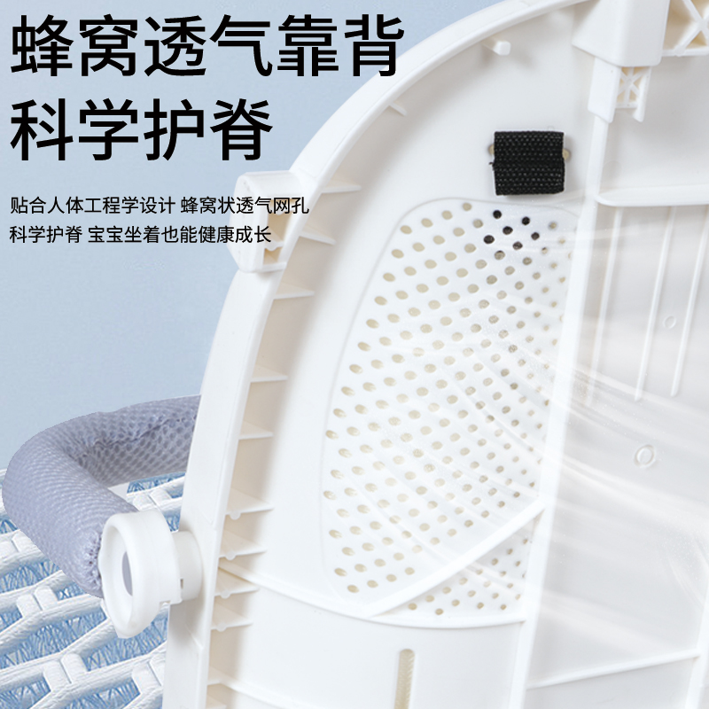 Baby Stroller, Baby Can Sit and Lie Down, Lightweight Folding Two-Way High-View Baby Stroller