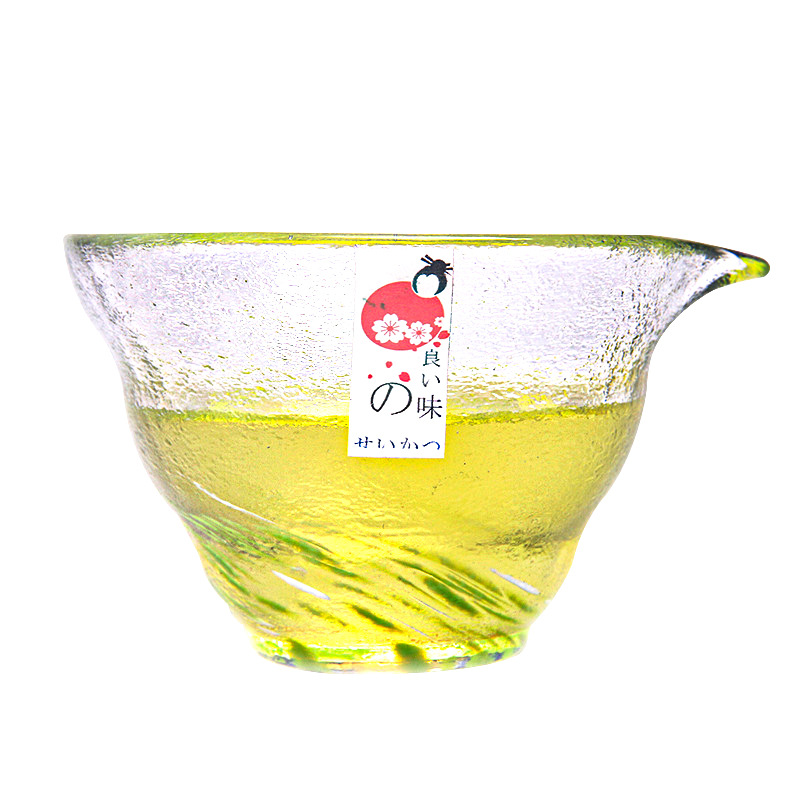 Factory direct new color raindrop glass single cup creative Japanese tea kung fu tea set master Single Cup