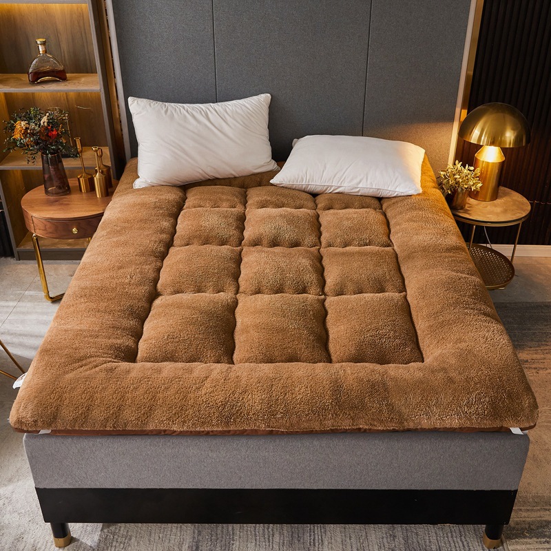 Cashmere Mattress Cushion Thickened Winter Single Student Dormitory Home Tatami Winter Bed Mattress Cushion Approved