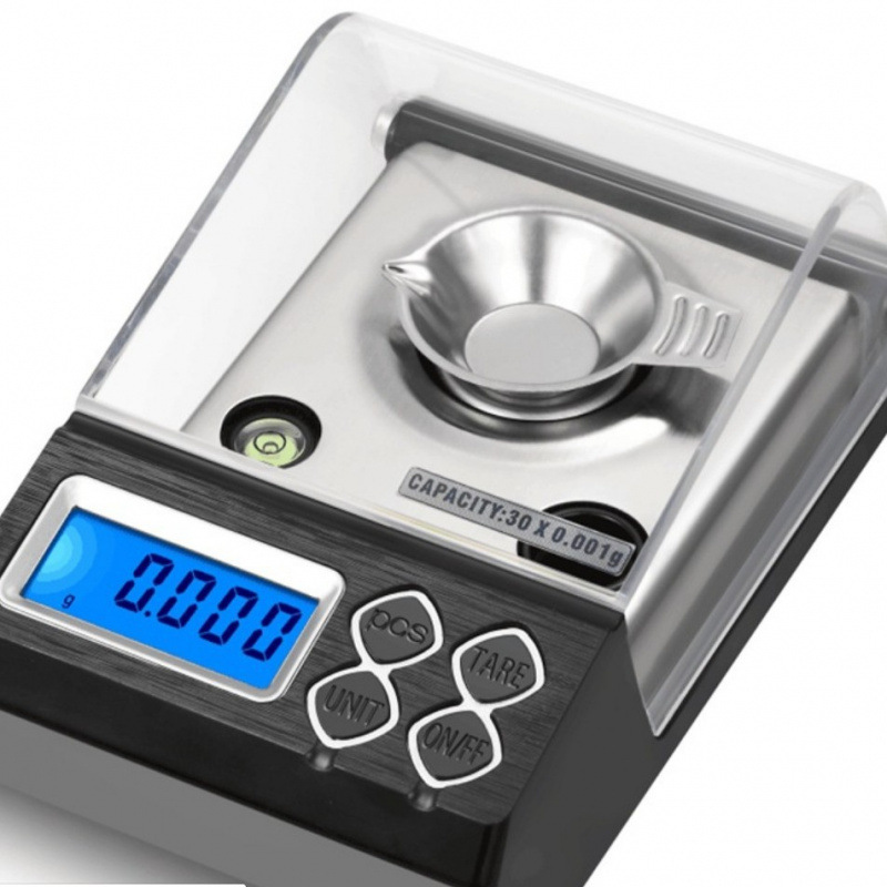 Popular Foreign Trade Portable Electronic Scale 50G/0.001G High-Precision Carat Scale for Gold Jewelry and Accessories